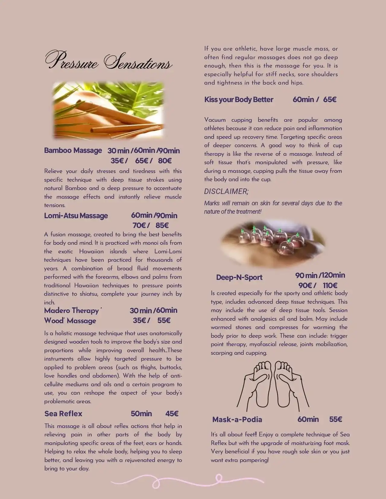 our services